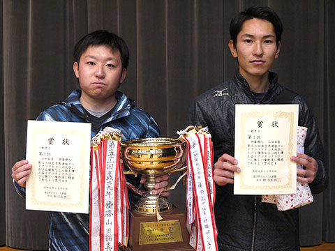 第53回岩手県選抜インドアソフトテニス大会 一般男子優勝