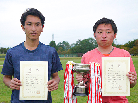 第75回岩手県秋季ソフトテニス大会 一般男子優勝