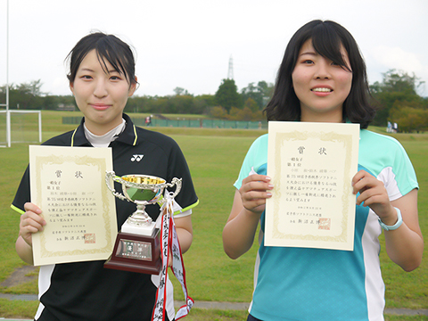第75回岩手県秋季ソフトテニス大会 一般女子優勝