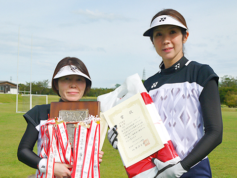 第75回岩手県秋季ソフトテニス大会 35女子優勝