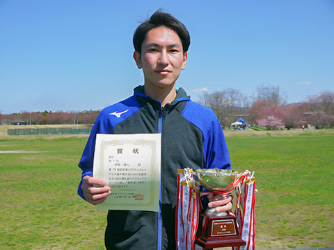 第19回岩手県シングルス選手権大会の結果 男子優勝
