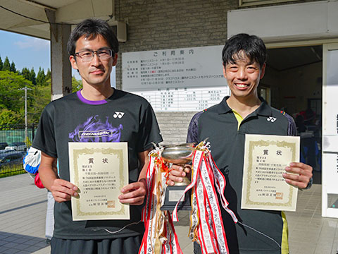 第76回岩手県春季ソフトテニス大会 35男子優勝