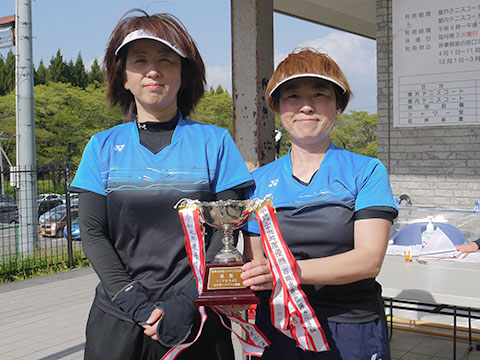 第76回岩手県春季ソフトテニス大会 45女子優勝