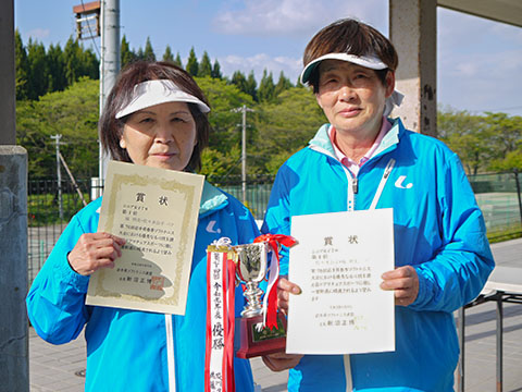第76回岩手県春季ソフトテニス大会 70女子優勝
