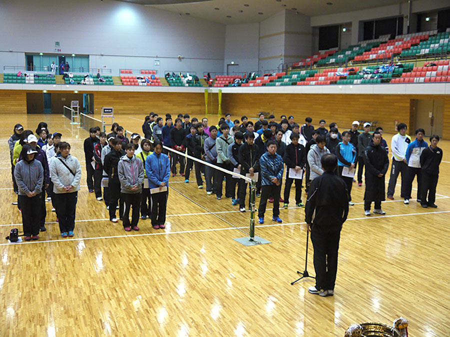 岩手県選抜インドアソフトテニス大会の結果