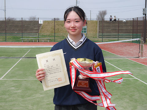 第20回岩手県シングルス選手権大会の結果 女子優勝